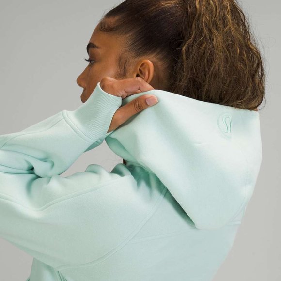 NWT Lululemon Scuba Oversized Half-Zip 1/2 Zip Hoodie Sweatshirt - Delicate Mint - Picture 5 of 7